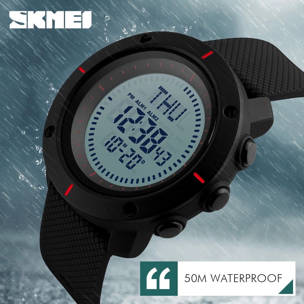 SKMEI 1216 Jam Tangan Pria Digital Compass Anti Air WATCHKITE WKOS