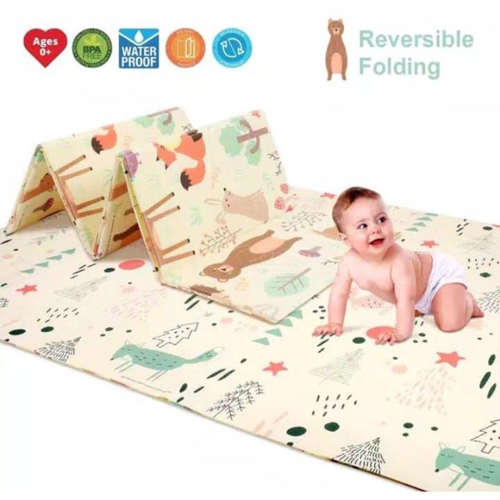 MATRAS IMPOR PLAYMAT IMPORT DOUBLE PAD - MATRAS PLAYMAT PREMIUM - MATRAS BAYI | BPA FREE