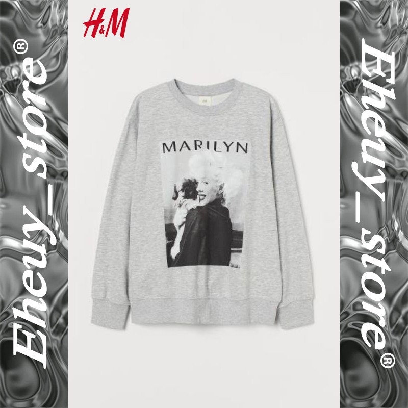 Crewneck H&amp;M Super Mario/Hogwarts/Mariliyn/Jerry Sweater h&amp;m abu Crewneck marilyn crewneck abu abu