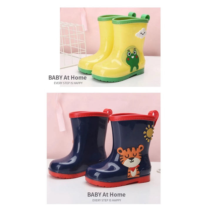 SEPATU BOOTS ANAK PEREMPUAN SAFETY SHOES BOOT ANTI AIR HUJAN KIDS LAKI LAKI BAHAN KARET IMPORT B5