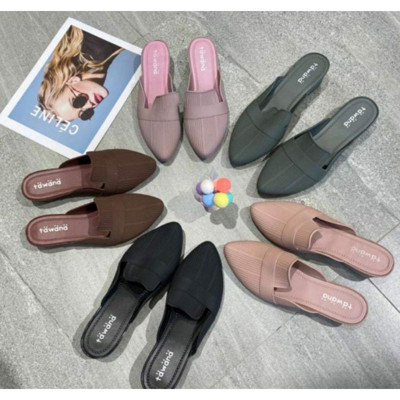 TAWANA WEDGES SELOP - SANDAL SELOP WEDGES