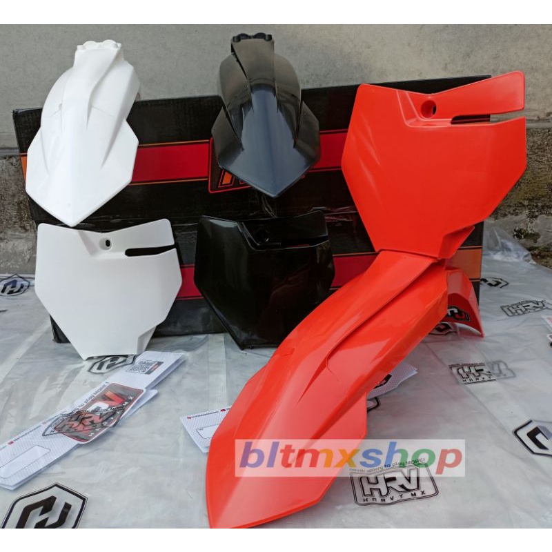 Spakbor depan dan papan nomor KTM 85 2020 HRV spakbor depan ktm 85 2020 plus Papan nomor ktm 85 2020