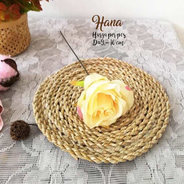 Bunga mawar plastik dekorasi/bunga plastik artificial-4