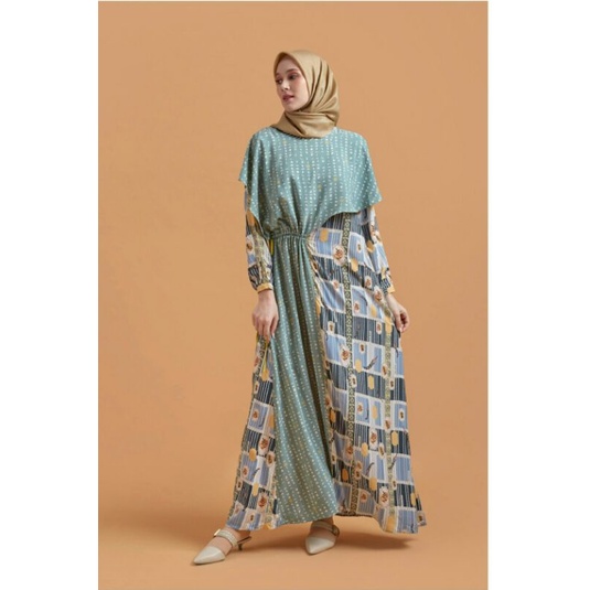 Preloved Ria Miranda Maslaha Cleo Dress Blue XL