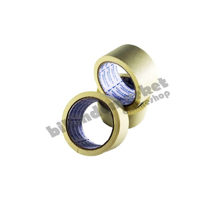 

Apollo M502 Masking Tape 24mm x 18 yard (16.5m) 150C Lakban Kertas