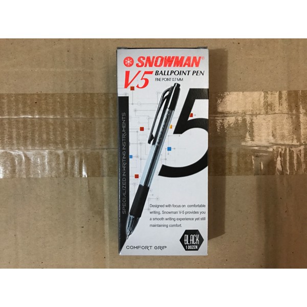 

NEW STOCK PEN SNOWMAN V5 BALLPOINT PEN FINE POINT 0.7MM