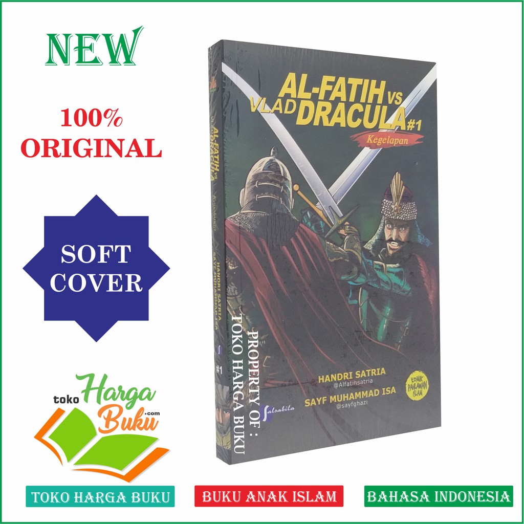 Foto Komik Al-Fatih VS Vlad Dracula Jilid 1 Kegelapan ORIGINAL full Color Salsabila Pustaka Al-Kautsar