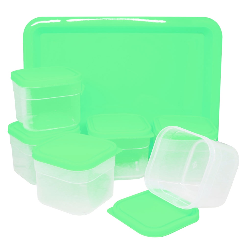 Toples Multiplast sealware Set Daiso 7 in 1