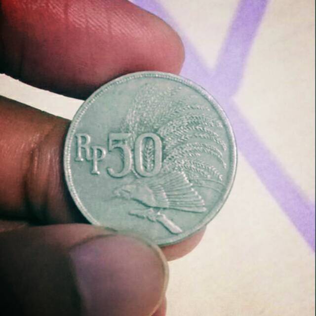 Uang koin lama Rp. 50 tahun 1971