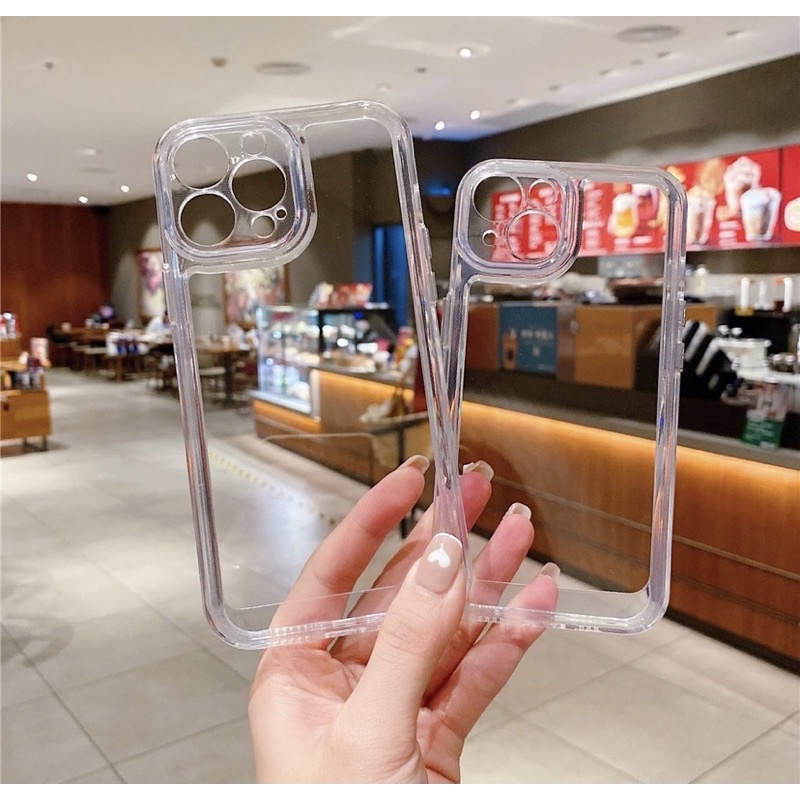 SOFT CASE TPU CLEAR TEBAL FOR IPHONE PREMIUM CLEAR CASE FOR IPHONE 13 12 11 X XS MAX XR 6 7 8 PLUS 6S SAMSUNG A33 A73 A53 A13 a23 A03 A32 A52 A72 A22 A51 A31 A71 A50 A50S A30S A30 a03s A20S A21S A10 A11 M52 CASING BENING TEBAL MINI