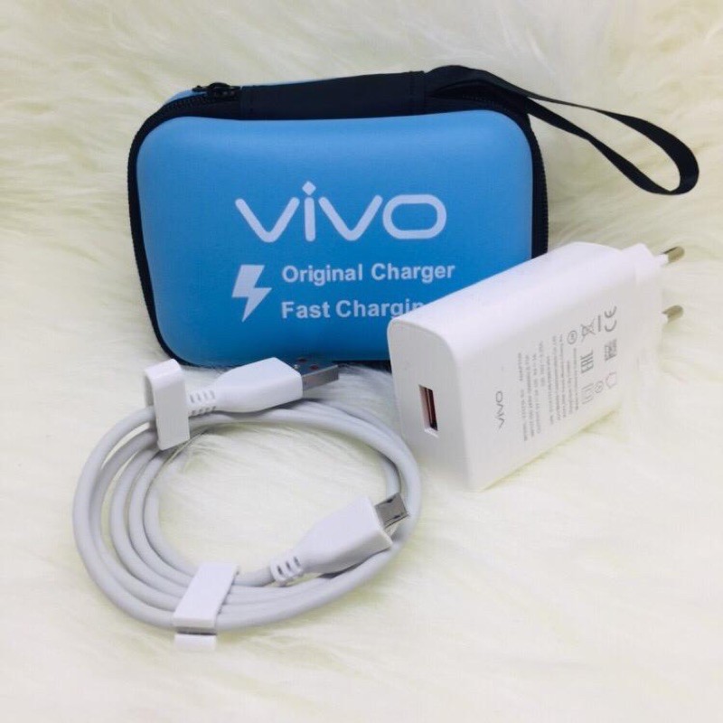Charger ORI Vivo Micro usb Fast Charging Cas/Casan/Travel Charger