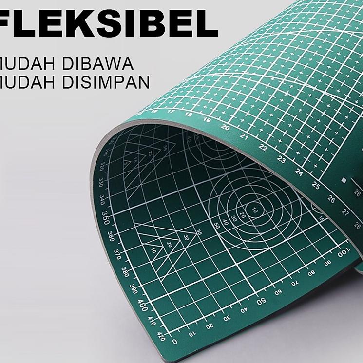 

Lagi Tren.. Alas Potong Ukuran A3 /A4 /A5 PVC Cutting Mat Cutting Pad Board Alat DIY Double Size