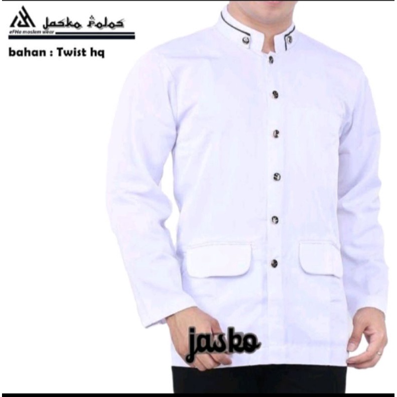 JASKO POLOS KOKO SEMI JAS TERBARU KUALITAS ORIGINAL