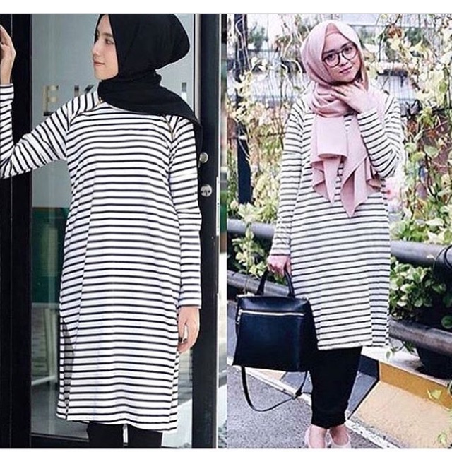 Tunik stripe Diana Restu