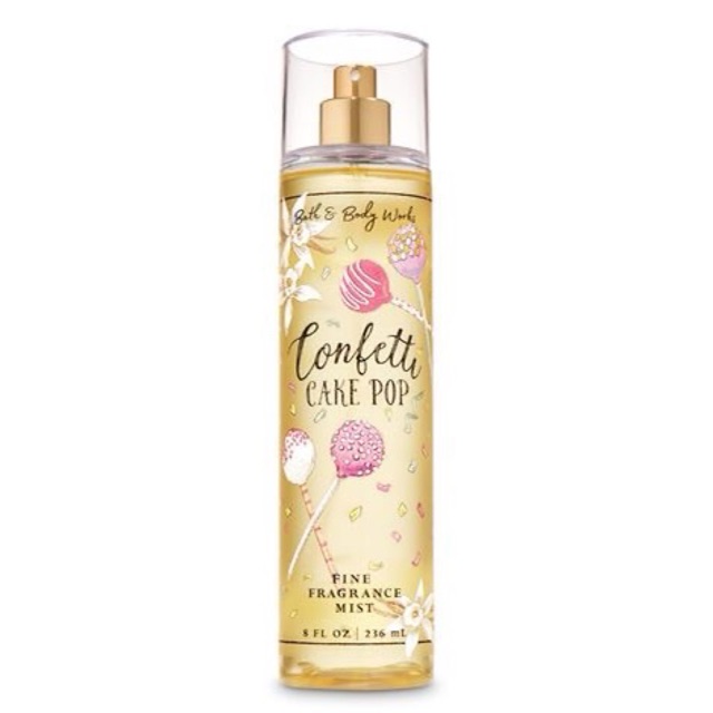 BBW fragrance Mist Confetti Cake Pop Bath&Body Works