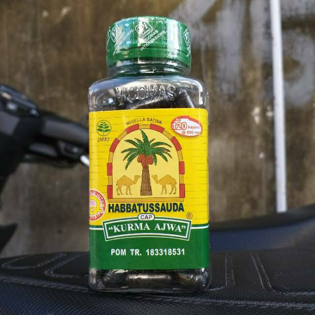 Habbatussauda Serbuk Jintan hitam 120 kapsul