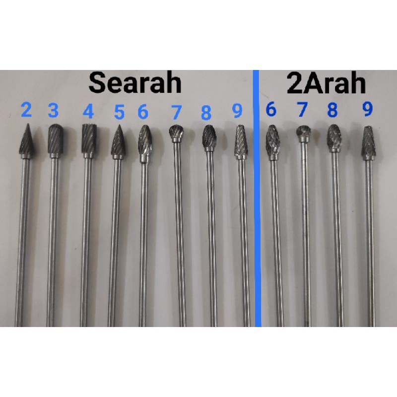 Tuner Panjang Tunner Mata Gerinda Long Cuner Mata Bor