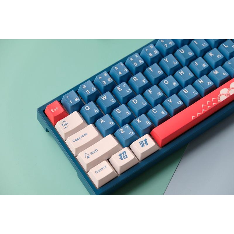 Titan Nation Fuji Mountain PBT Dyesub Keycaps 129 Set Cherry Profile