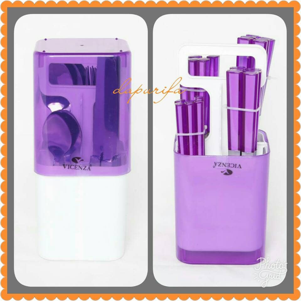 SENDOK MAKAN VICENZA STAINLEES STEEL CUTLERY SET V241C