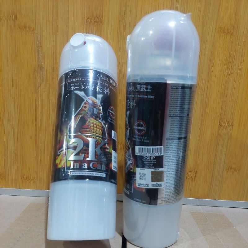 Pilok Pilox Cat Samurai Top Coat Clear 2K01P 300ml Cat Semprot Samurai Paint Kurobushi Aerosol