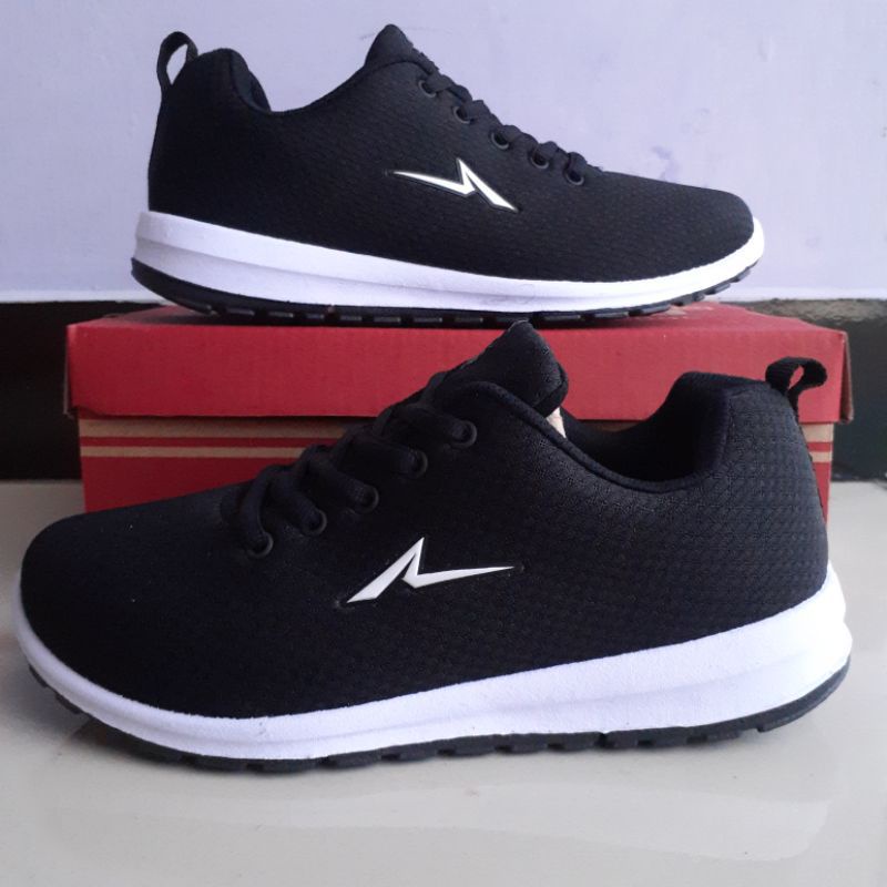 SEPATU ANDO ORIGINAL HITAM PUTIH BLACK WHITE ORIGINAL