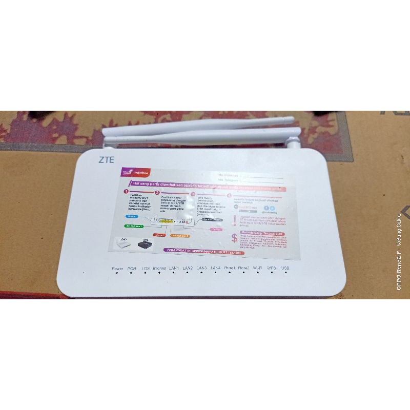 Router ZTE wifi ZXHN F609 V3
