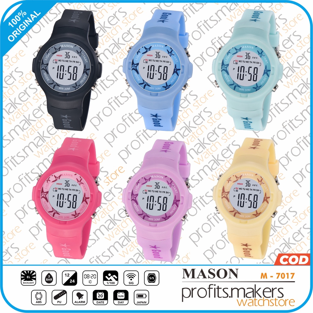 MASON M 7017 / M-7017 / M7017 Watch Jam Tangan ORIGINAL