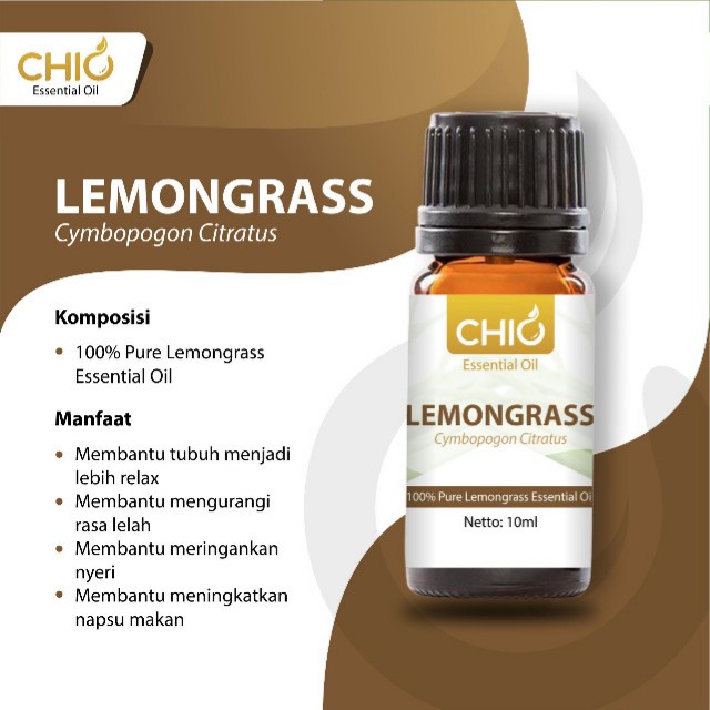 BUY 1 GET 1  CHIO  LEMONGRASS ESSENSIAL OIL