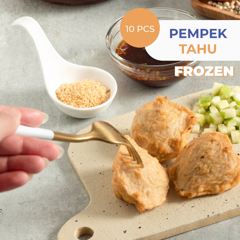 

Pempek Tahu Ikan Tenggiri Frozen 10 pcs