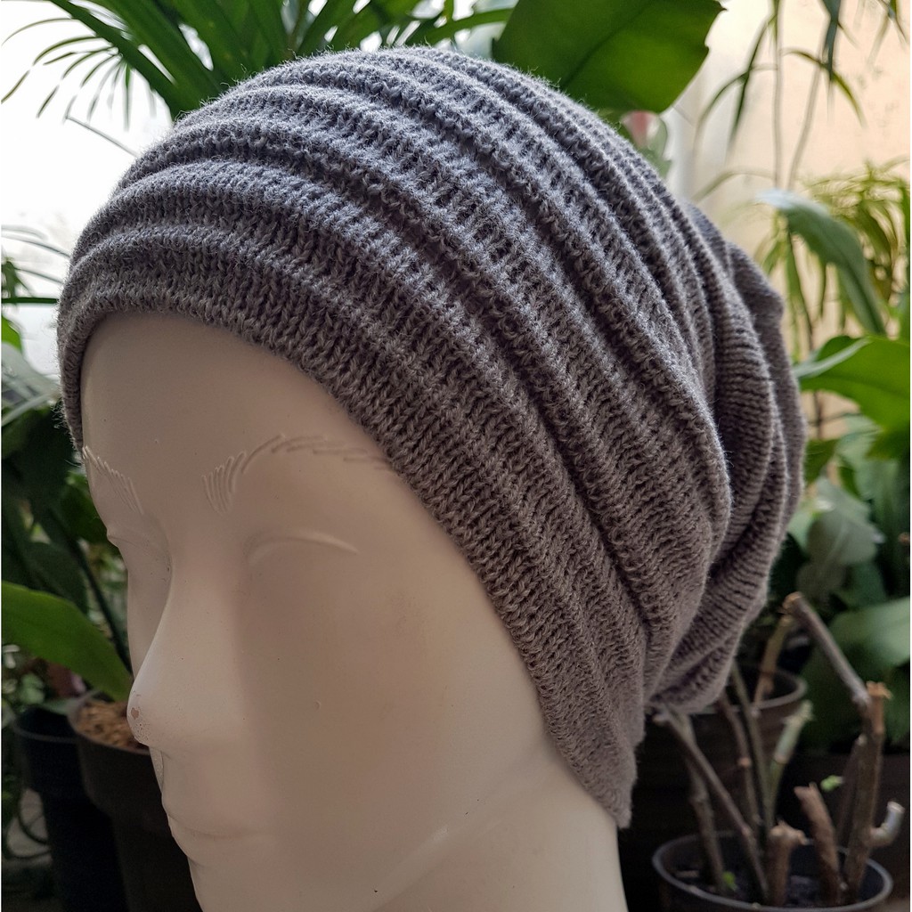 Kupluk beanie Rajut Tebal Polos allsize Dewasa GALO-BN