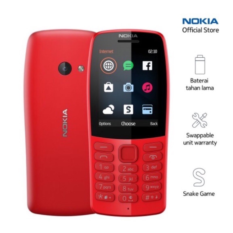 Nokia 210 Garansi Resmi Tam