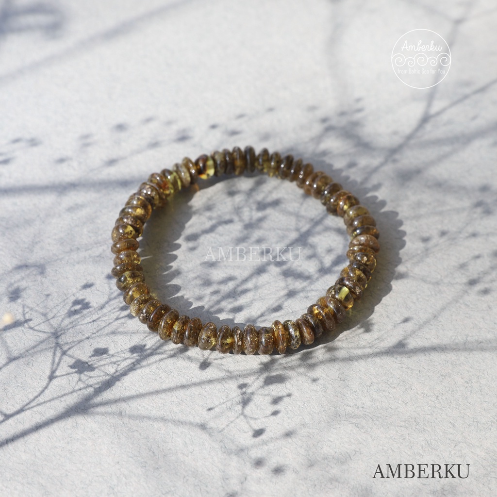 AMBERKU Kalung Gelang Amber Dewasa Green KD15F