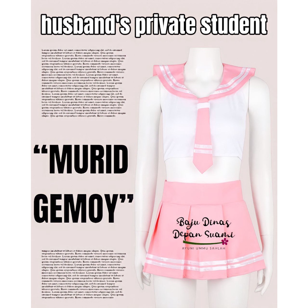 KOSTUM COSPLAY HOT LINGERIE SEXY - KOSTUM SCHOOL A BDDS COSPLAY - LINGERIE SEXY - LINGERIE COSPLAY