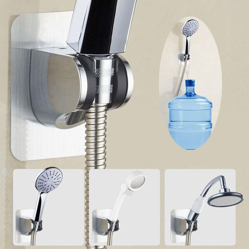 Populer Shower Head Holder Self-Adhesive Home Base Showerhead Stand