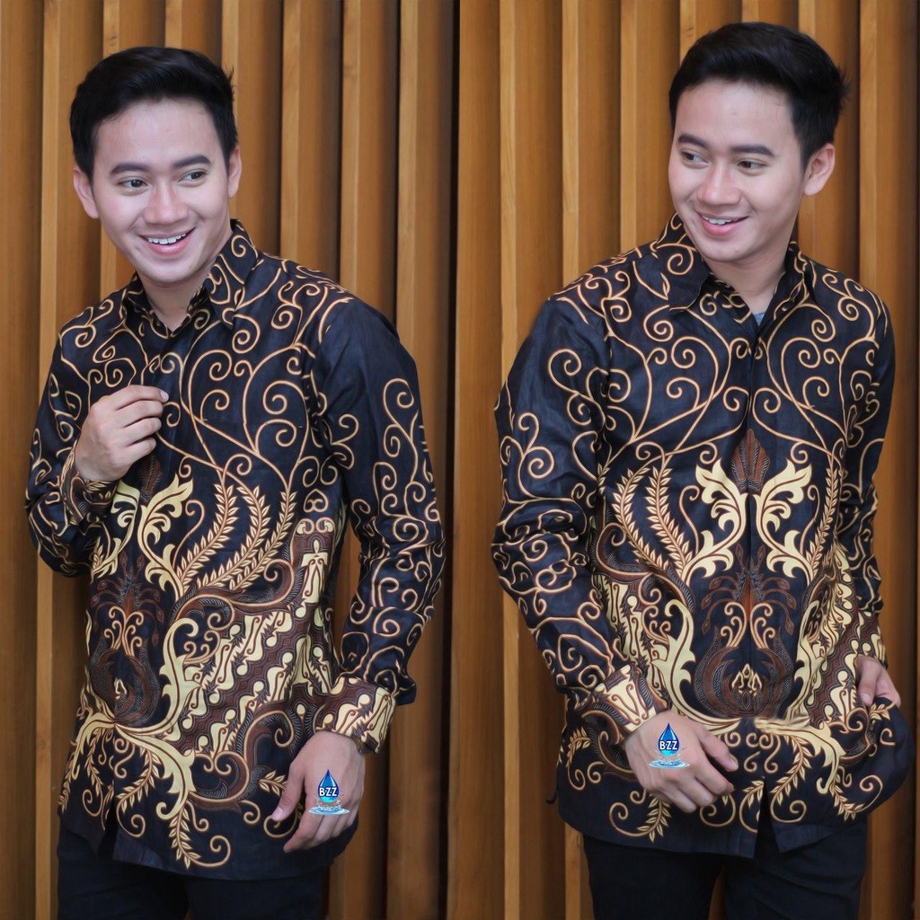 NEW ARRIVAL DISTRO BATIK PRIA BORDIR SOGAN HRB026 BATIKAF NOTOARTO BATIK IPNU-IPPNU-MAHKOTA KUNING