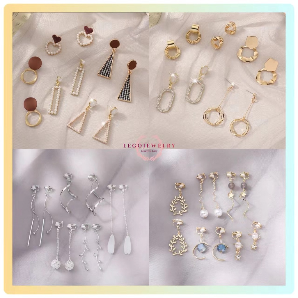 Anting fashion korea terbaru anti karat premium quality