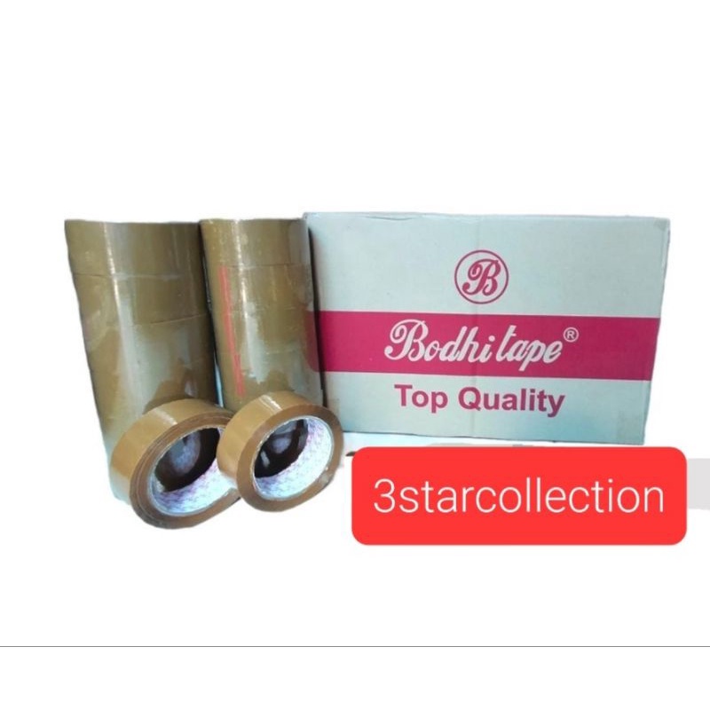 

Lakban Bening/coklat Bodhi tape 2inch 45mmx90 yard