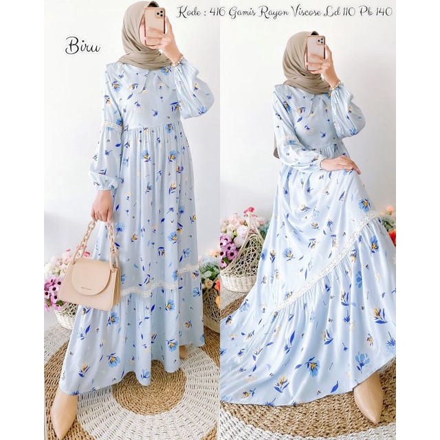 Gamis Rayon Viscose - Ribyka 416