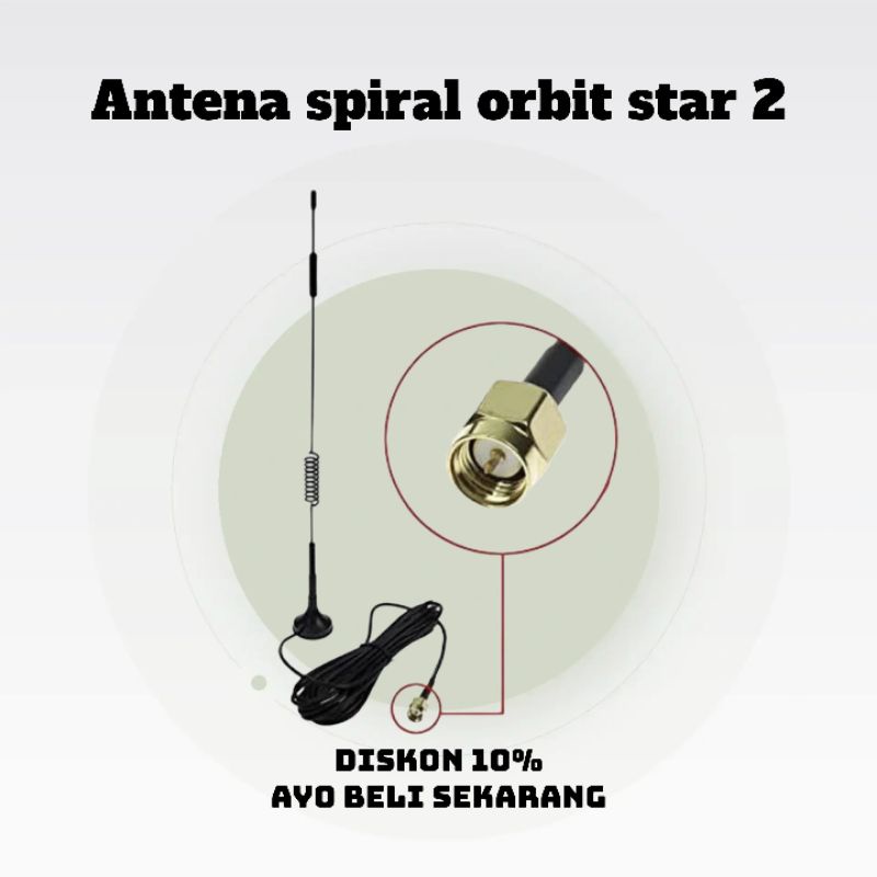 Antena modem wifi spiral orbit star 2 star 3 orbit pro orbit z1 cpe star dll