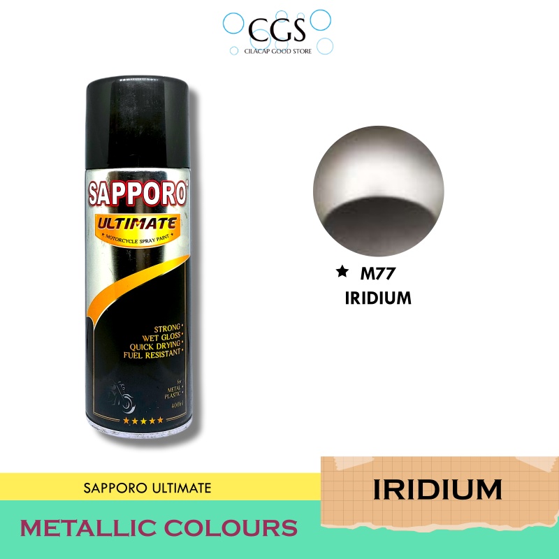 SAPPORO IRIDIUM M77 - cat sapporo iridium - cat sapporo semi chrome - pilok iridium sapporo ultimate