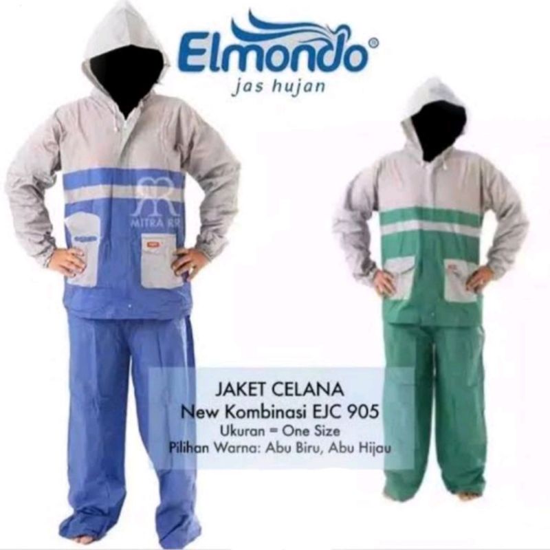 JAS HUJAN JAKET CELANA KOMBINASI DOFF ELMONDO 905