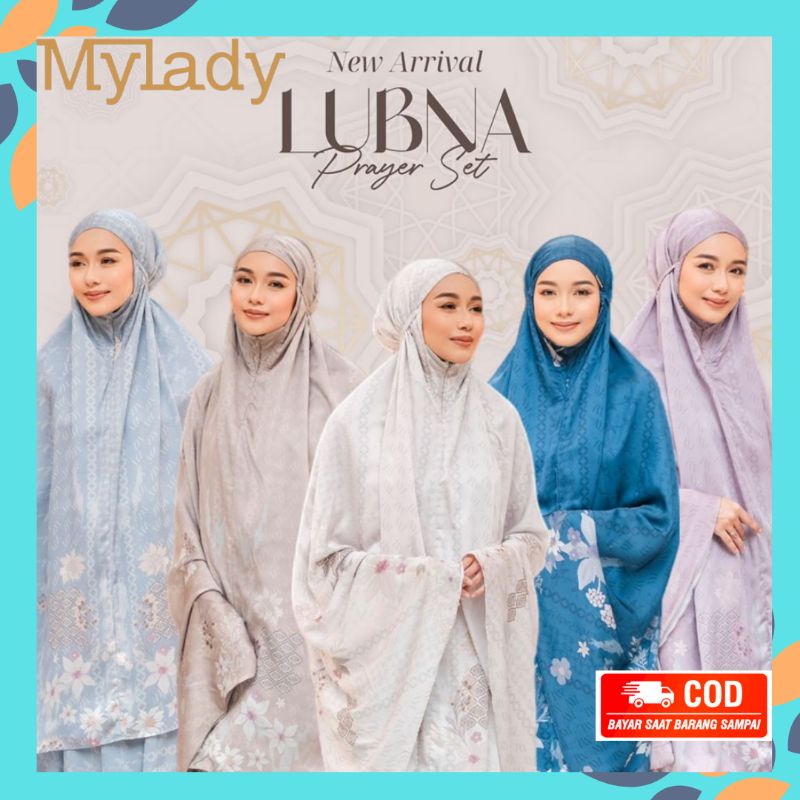 Mukena Mylady My Lady Lubna Dewasa Anak Anak Satu Set Sejadah Perlengkapan Ibadah Traveling Haji Ori