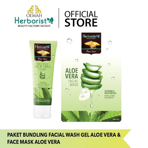 HERBORIST ALOE VERA FACIAL MASK & ALOE VERA GEL