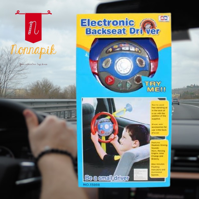 Mainan Anak setiran Electronic Backseat Driver Setir-Setiran Mobil