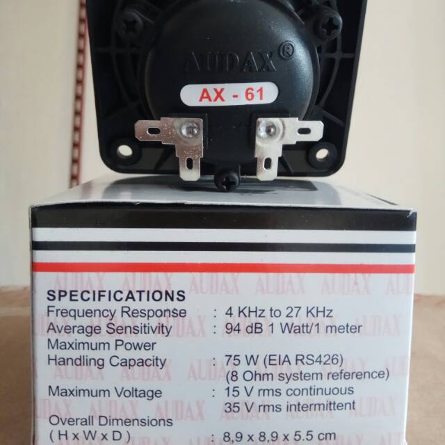 Speaker tweeter walet AUDAX AX-61