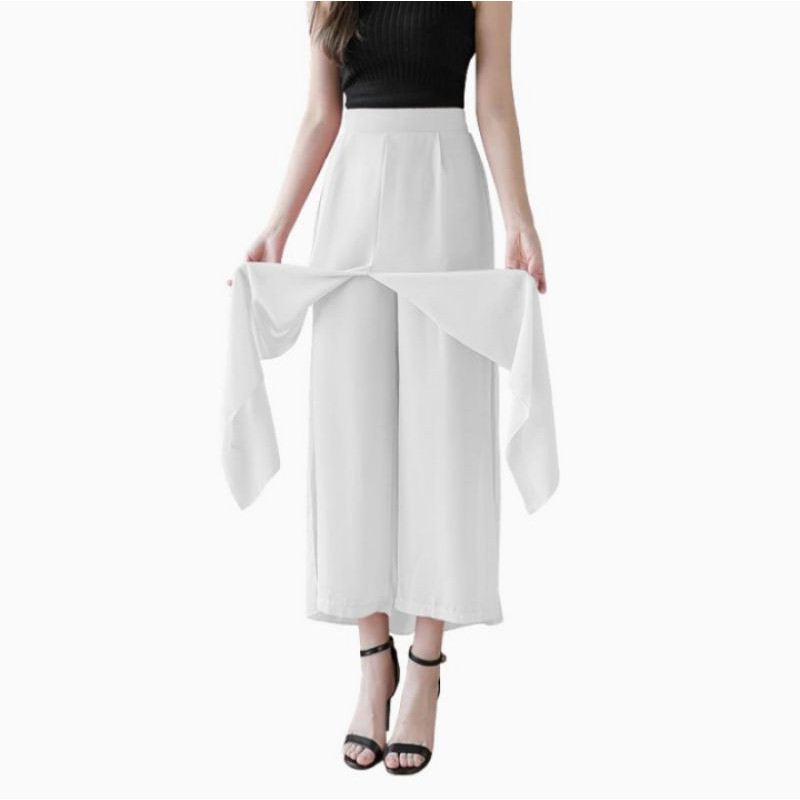 Celana Kulot | Celana Casual Sifon | Bahan Moscrepe dan Sifon Premium | Auristella