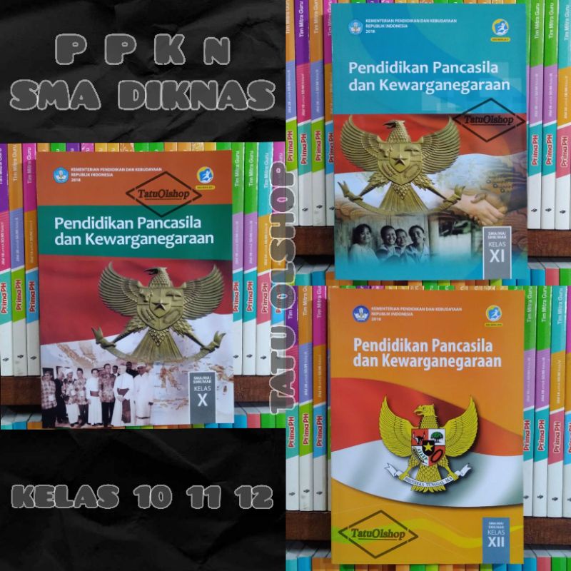 Buku Paket PKN PPKn SMA Kelas 10 11 12 X XI XII 1 2 3 Kurikulum 2013 Original