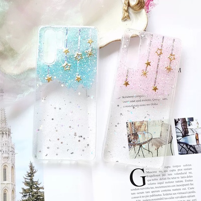 Shooting Star Case iPhone Oppo Vivo Xiaomi Samsung Huawei Realme A12 M31 Narzo Redmi note 8 pro 7 9