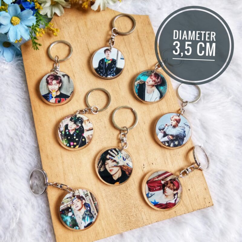 Gantungan Kunci KPOP BT21 Key Chain Tiny Tan Unofficial Murah