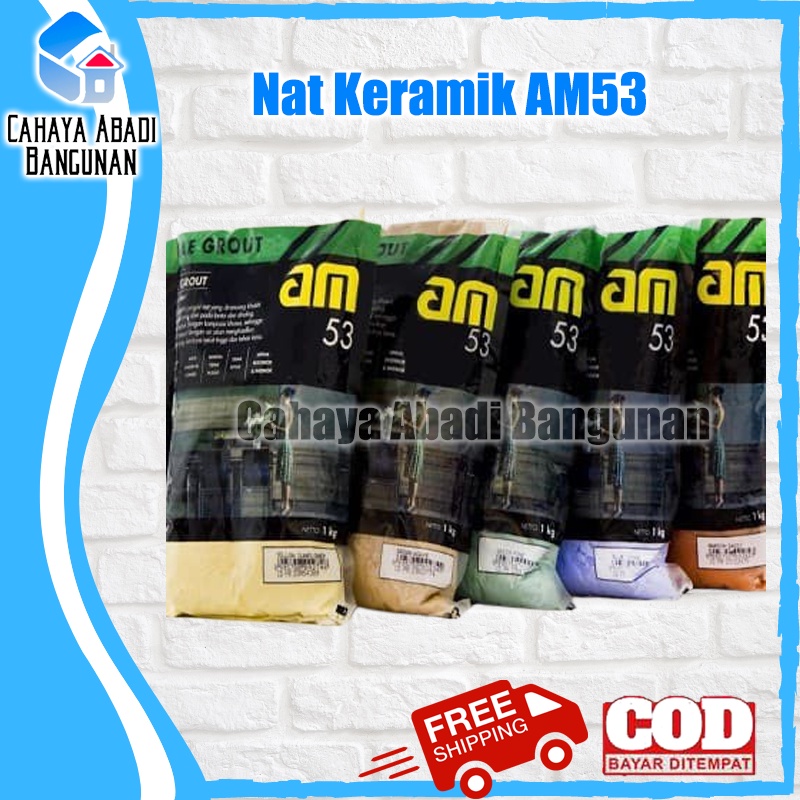 Nat Keramik AM 53 | Pengisi Nat | Tile Grout | Semen Warna |